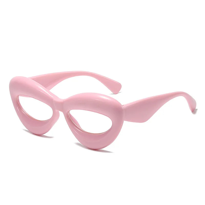 R55579 Vintage Punk Lip Glasses – Bold Y2K Fashion for Modern Edge